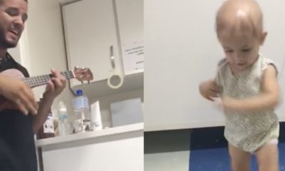 A munkanap közepén ez az orvos félretette a dolgait és énekelni kezdett a beteg kislánynak